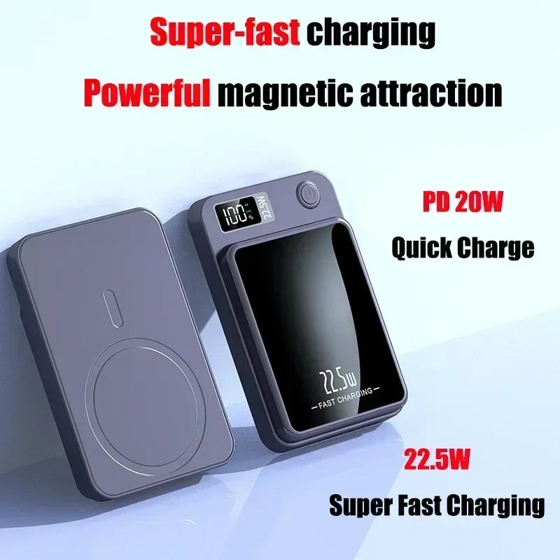 Magnetic Wireless Charger Power Bank - Portacharge